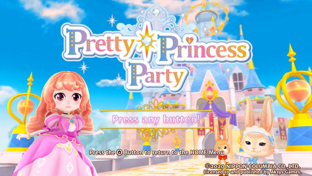 Pretty Princess Party menu