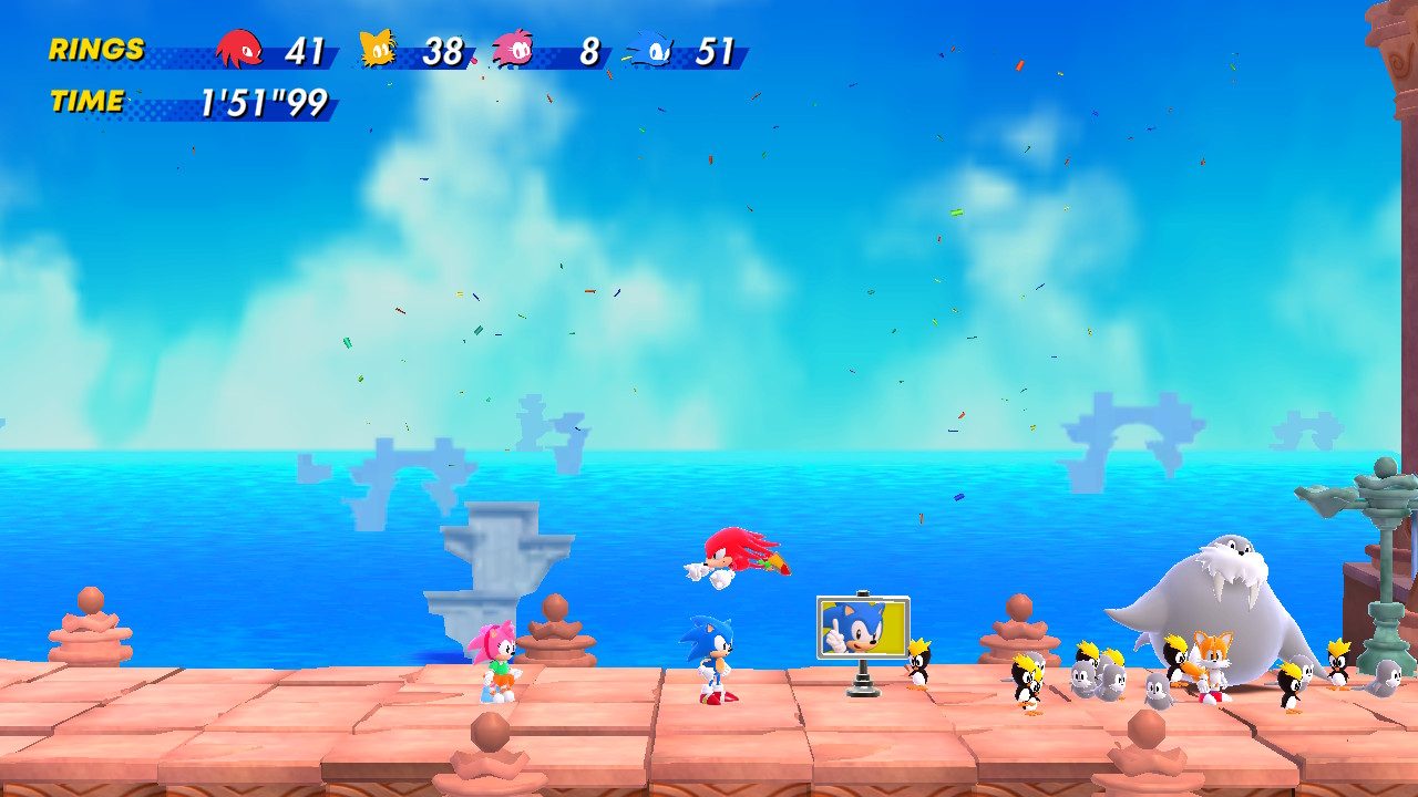 Sonic Superstars clear stage