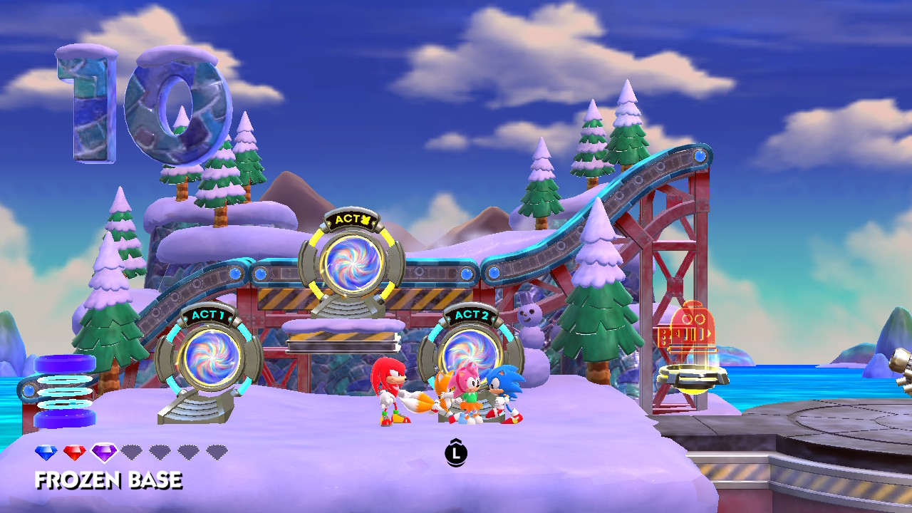 Sonic Superstars world map