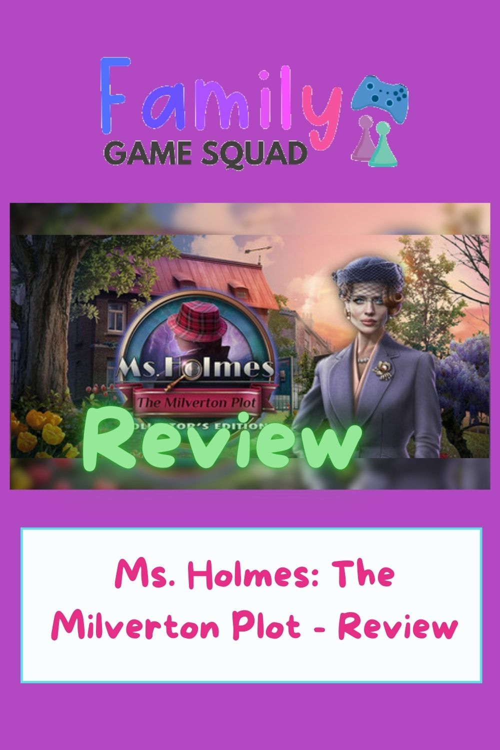 Ms. Holmes: The Milverton Plot – Review