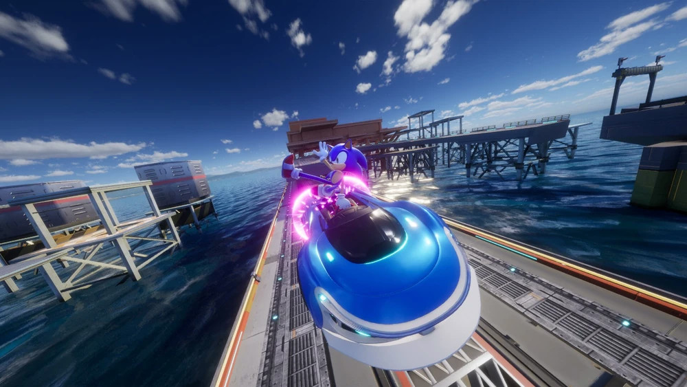 Sonic Racing Cross Worlds Sonic Screenshot