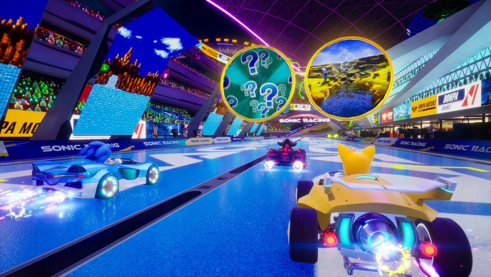 Sonic Racing Cross Worlds Tails Screenshot