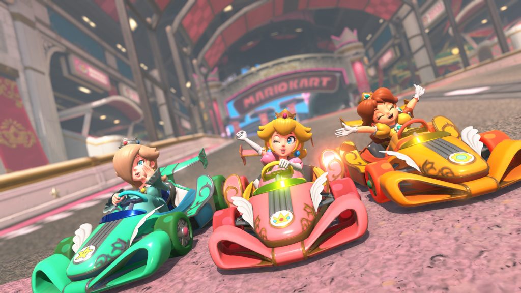 Mario Kart World Peach, Daisy and Rosalina screenshot