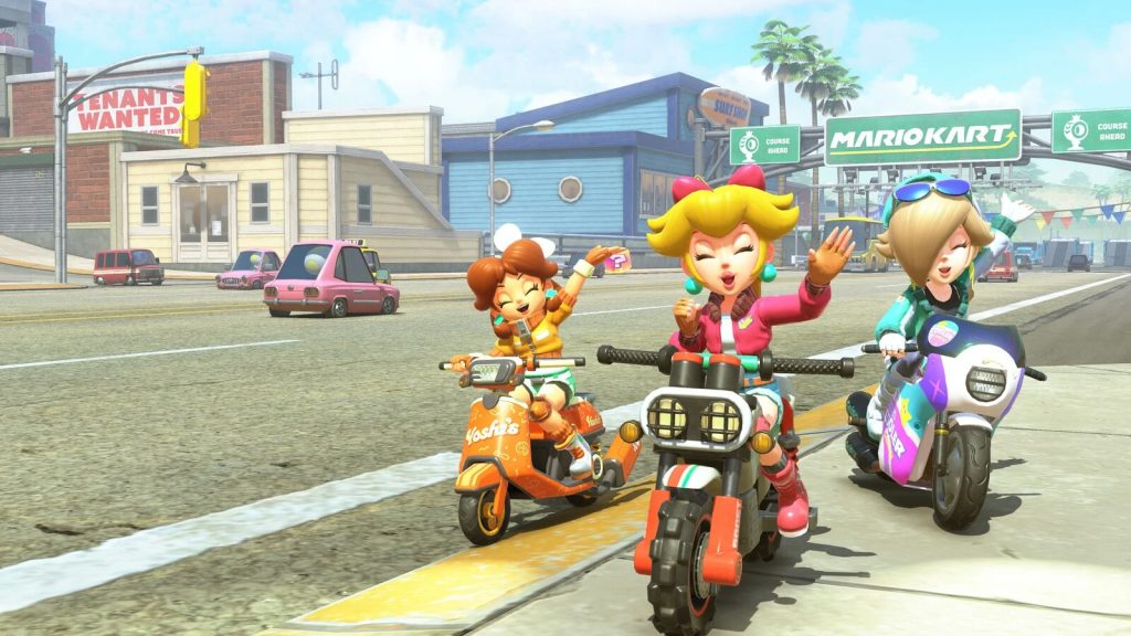 Mario Kart World Peach, Daisy and Rosalina screenshot