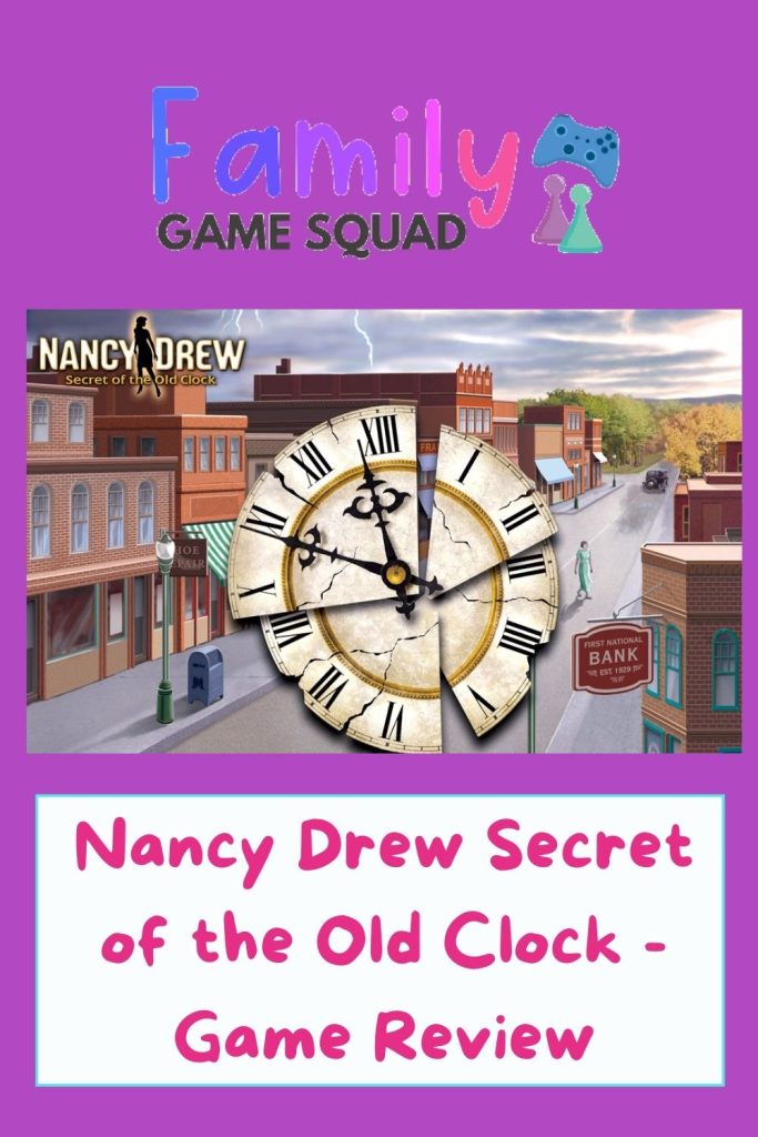 Nancy Drew Secret of the Old Clock - Game Review