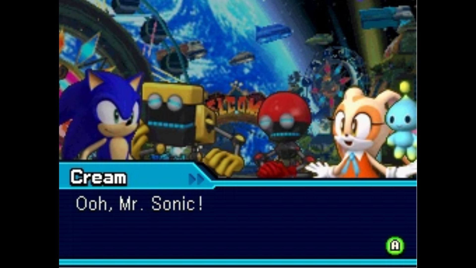 Sonic colors screenshot DS