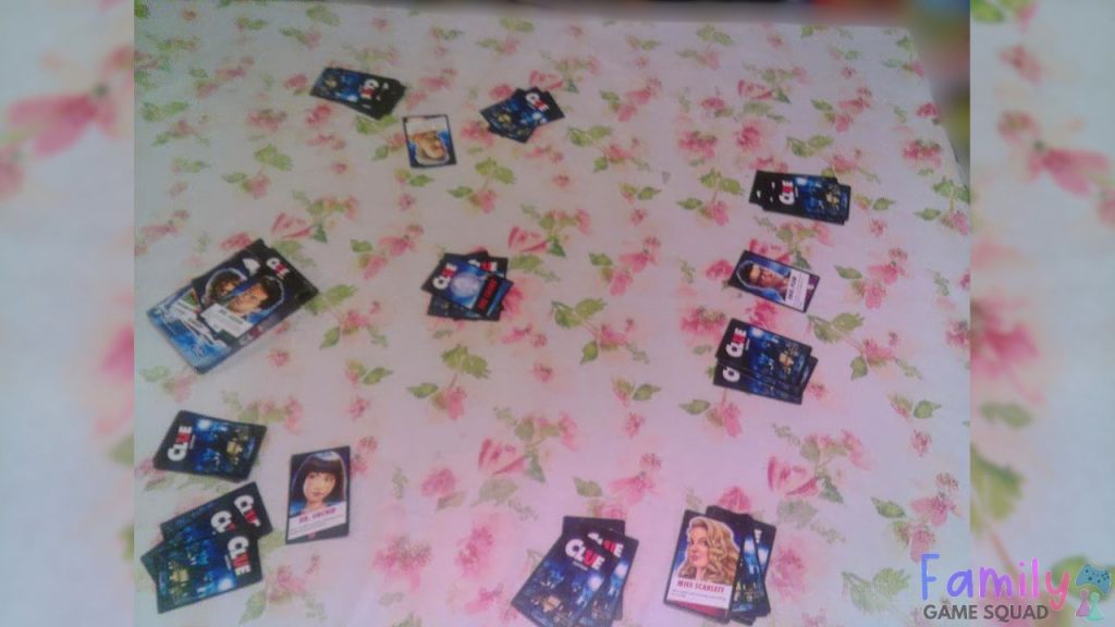 Clue Cards setup