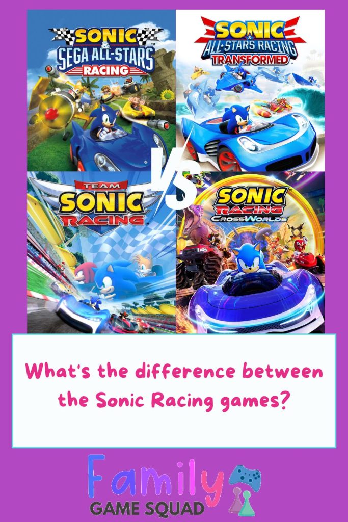 What's the difference between the Sonic Racing games?