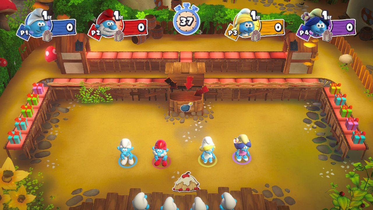 Smurfs Party Screenshot