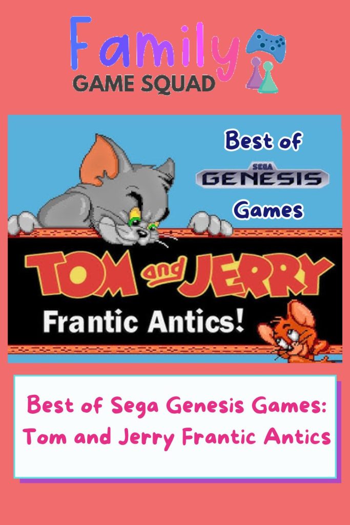 Best of Sega Genesis Games Tom and Jerry Frantic Antics