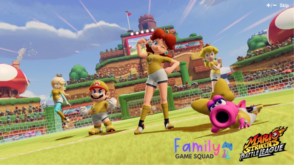 Family Game Squad Family Five in Mario Strikers Battle League