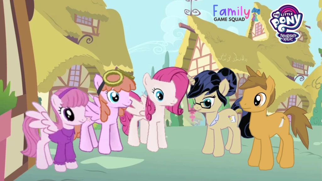 Family Game Squad Family Five in My Little Pony Magic Princess