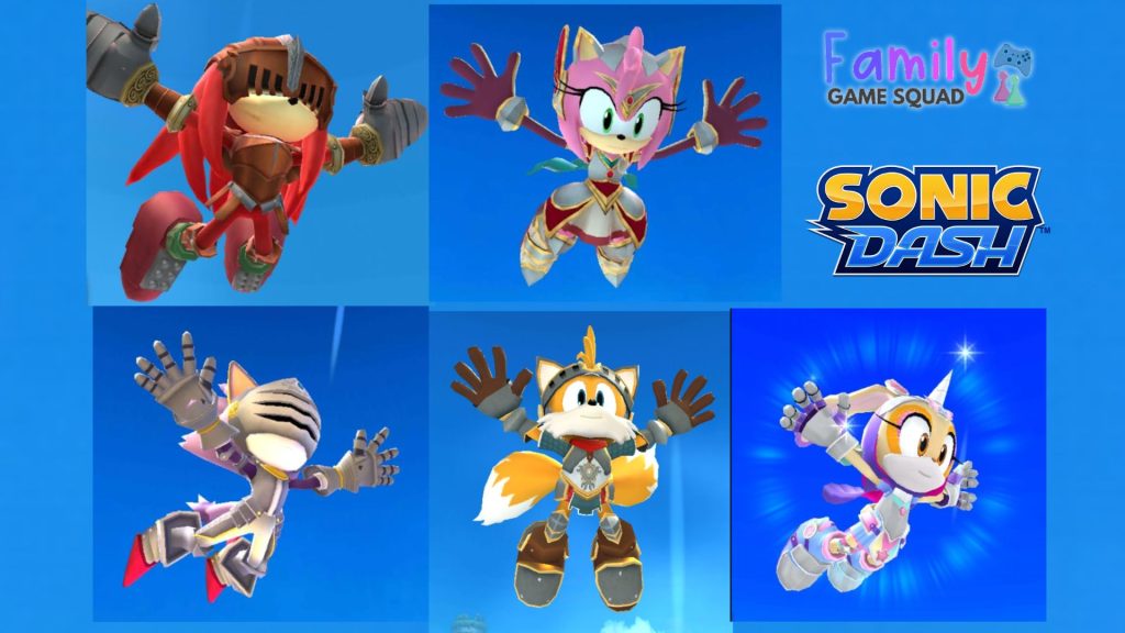 Family Game Squad Family Five in Sonic Dash
