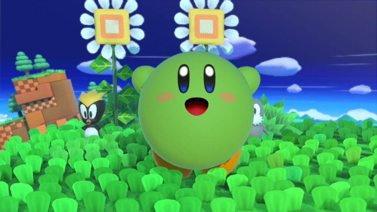 Super Smash Bros Ultimate Green Kirby screenshot