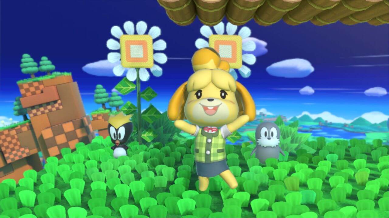 Super Smash Bros Ultimate Isabelle screenshot