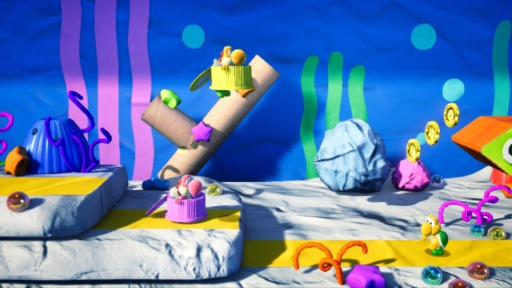 Yoshi's Crafted World screenshot