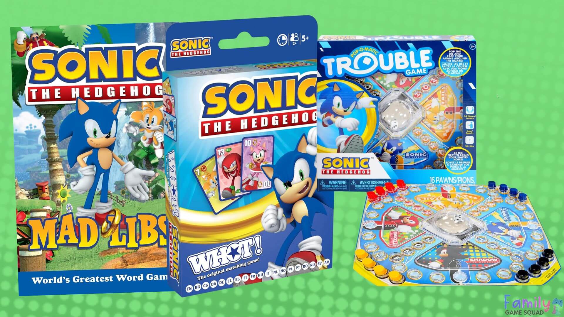 Family Game Squad Sonic Gift Guide Boards and Card games Image