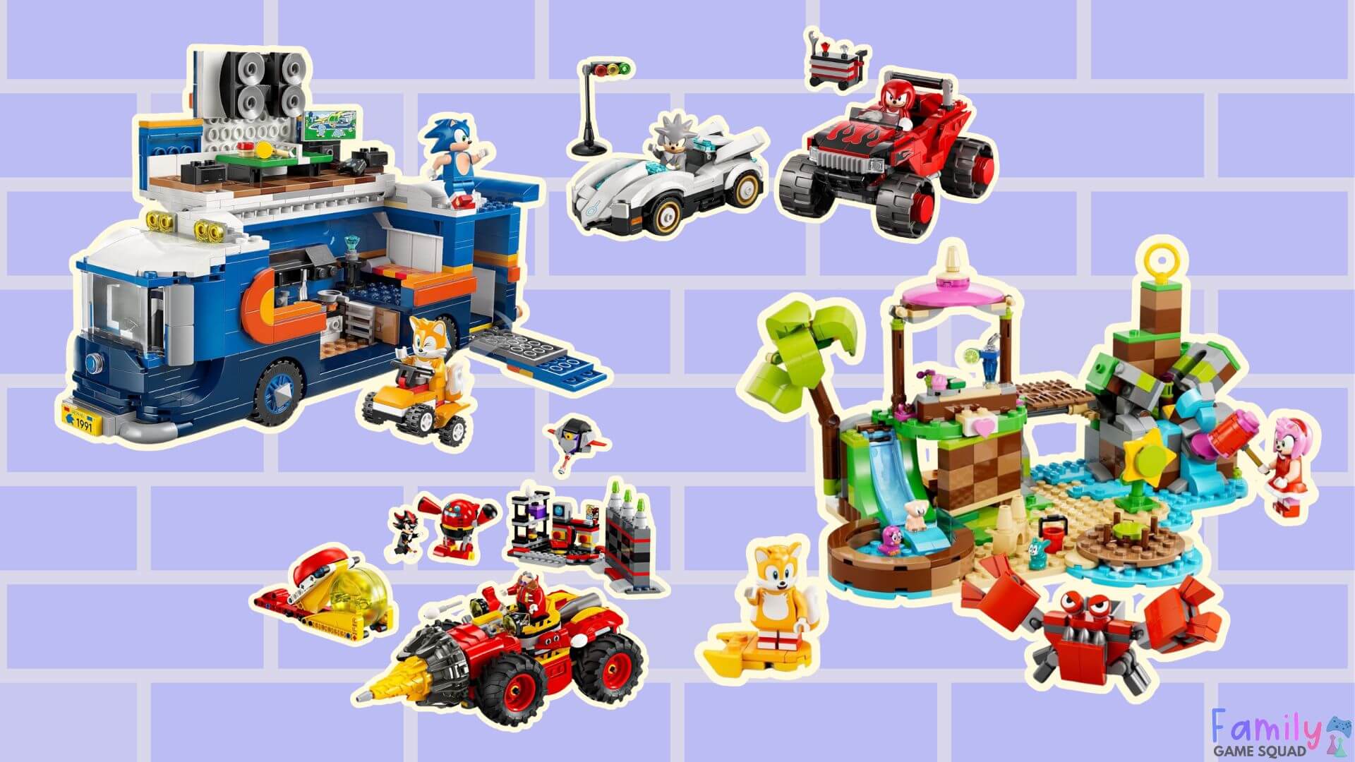 Family Game Squad Sonic Gift Guide LEGO Image