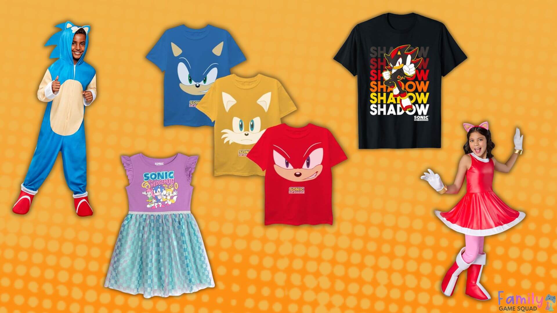 Family Game Squad Sonic Gift Guide apparel Image