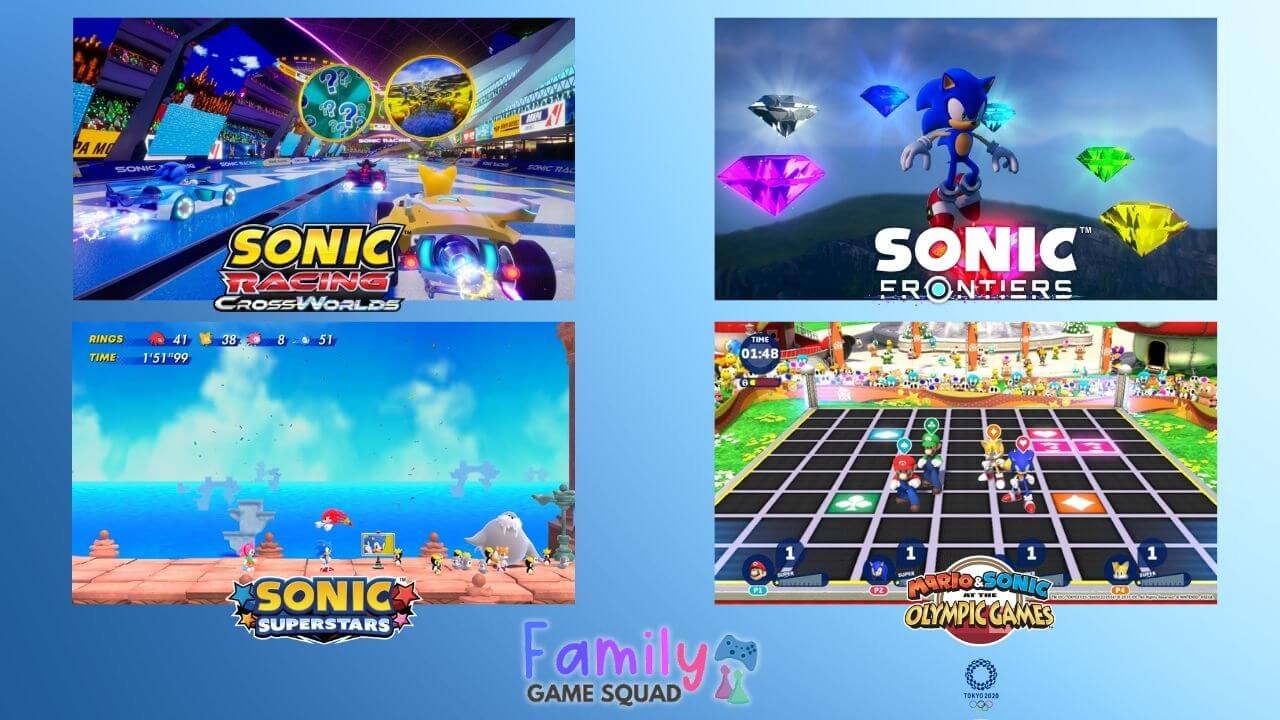 Family Game Squad Sonic Gift Guide video games Image
