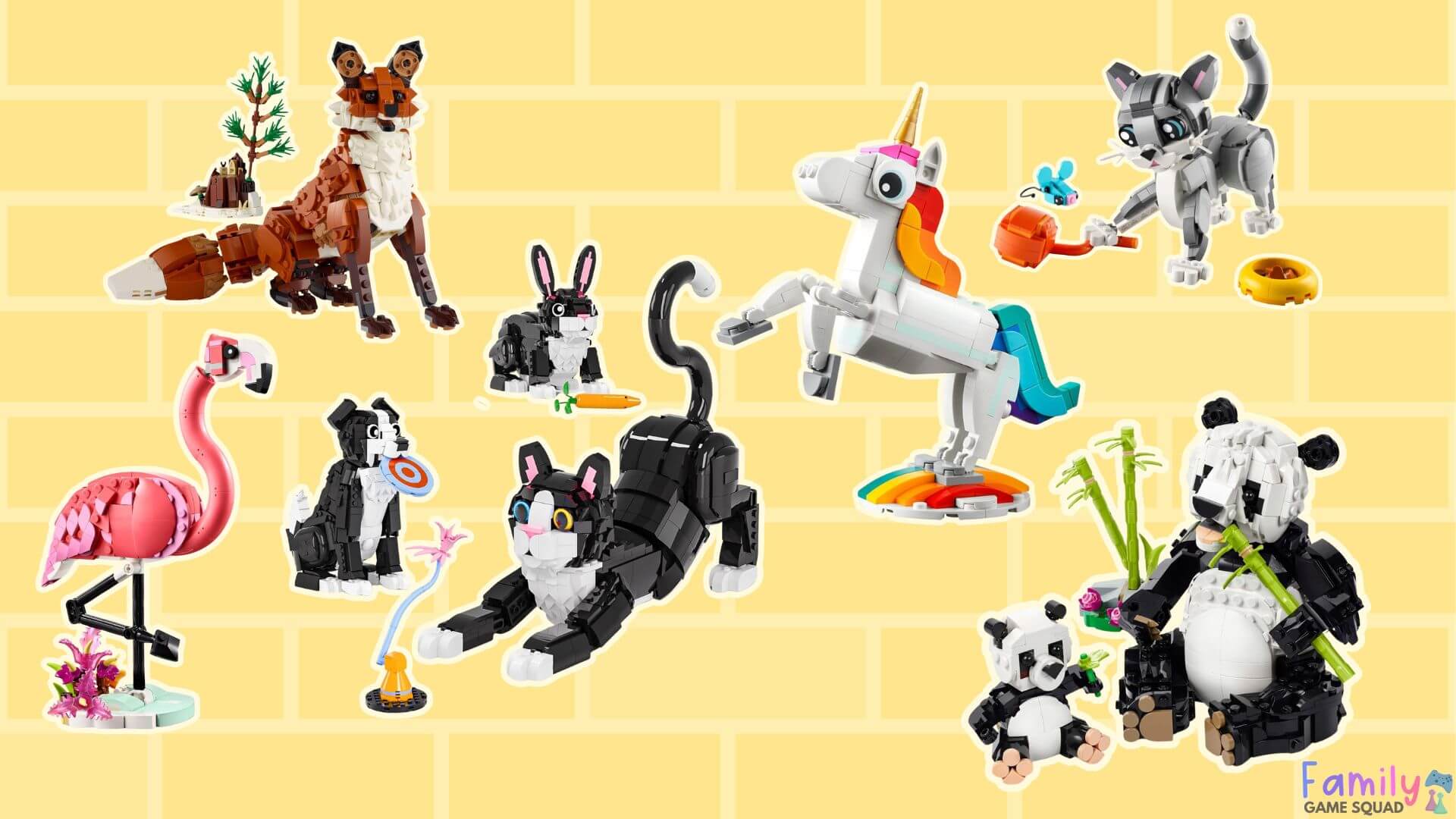 Family Game Squad LEGO 3in1 Animals Gift Guide Image