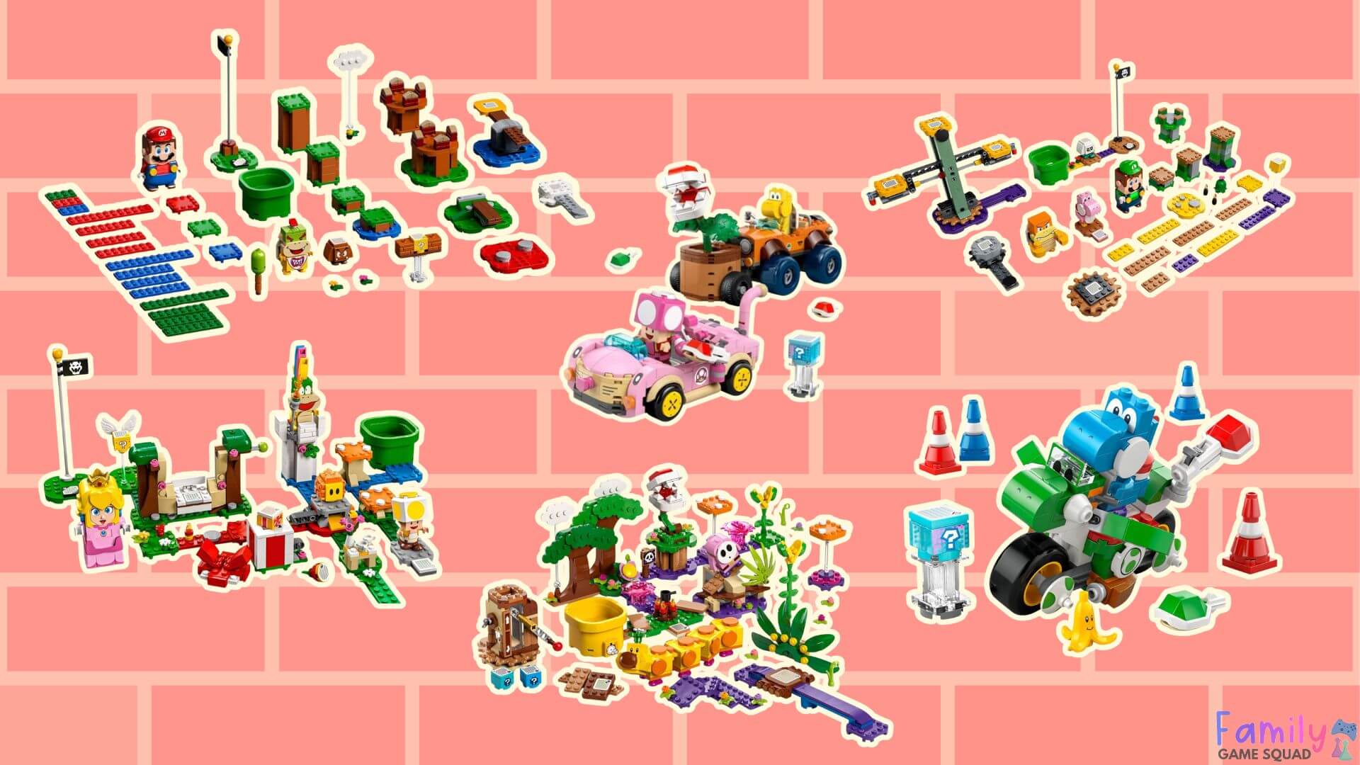 Family Game Squad Mario Gift Guide LEGO Image