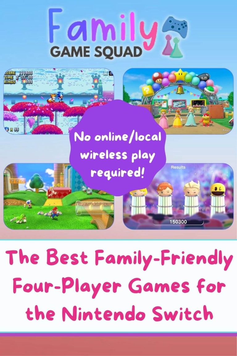The Best Family-Friendly Four-Player Games for the Nintendo Switch