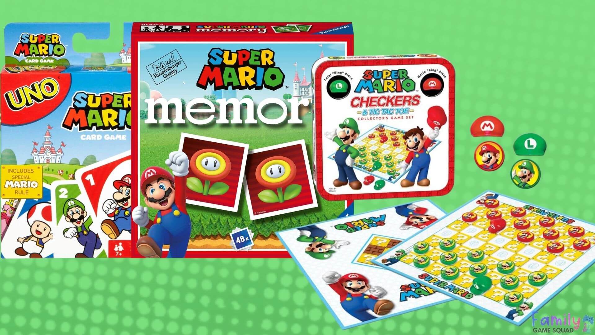 Family Game Squad Mario Gift Guide Boards and Card games Image