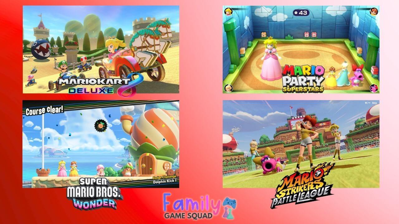 Family Game Squad Mario Gift Guide video games Image